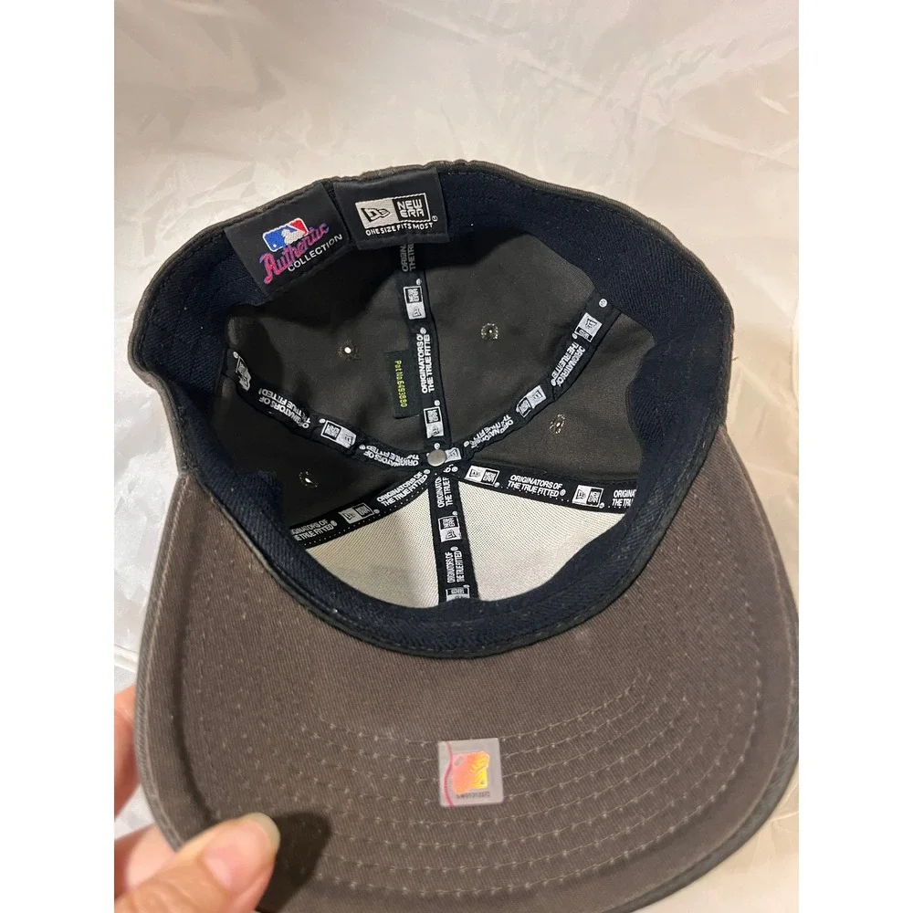 New Era Philadelphia Phillies 2008 World Series League Champions Hat Black White